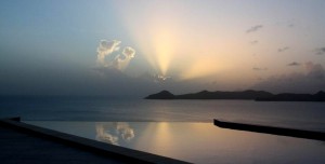 Another Beautiful Evening at Coccoloba villa on Nevis, West Indies