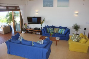 Great Room flows onto the verandah with more seating options