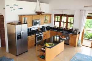 Fully equipped modern kitchen