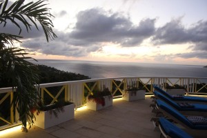View to the south from Coccoloba villa on Nevis