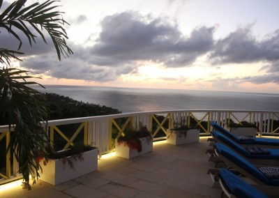 View to the south from Coccoloba villa on Nevis