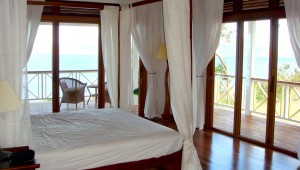 Bedroom Two at Coccoloba - a Villa to Rent of the Island of Nevis