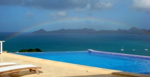 Lose Yourself in the Infinity Pool at this beautiful Caribbean Villa on nevis